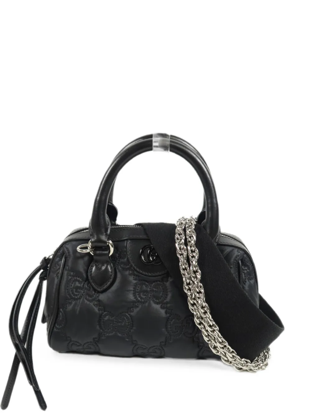 Gucci Pre-Owned mini matelassé GG tote bag - Black