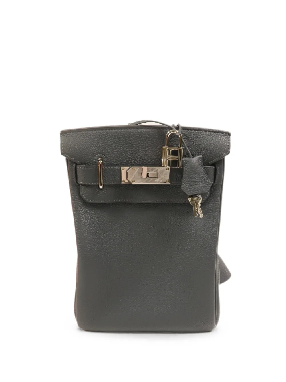 Hermès Pre-Owned 2024 PM Hac A Dos Togo-leather backpack - Grey