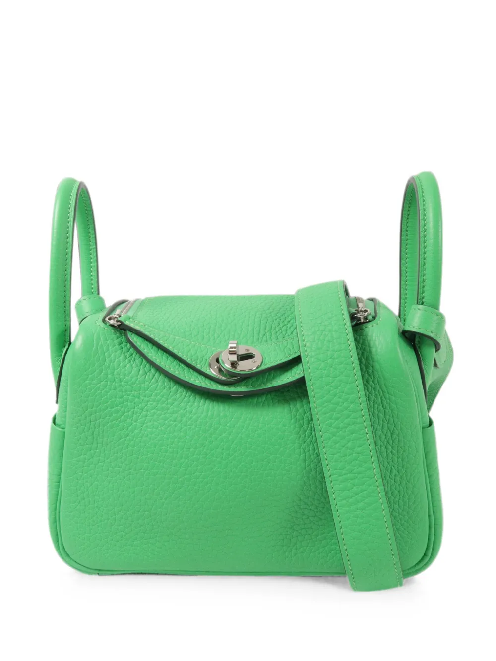 Hermès Pre-Owned 2023 mini Lindy two-way tote bag - Green