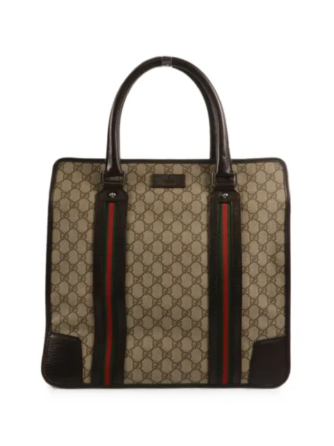 Gucci Pre-Owned tote Sherry de lona GG