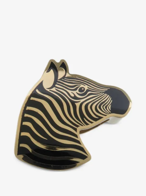 Hermès Pre-Owned zebra-motif scarf ring