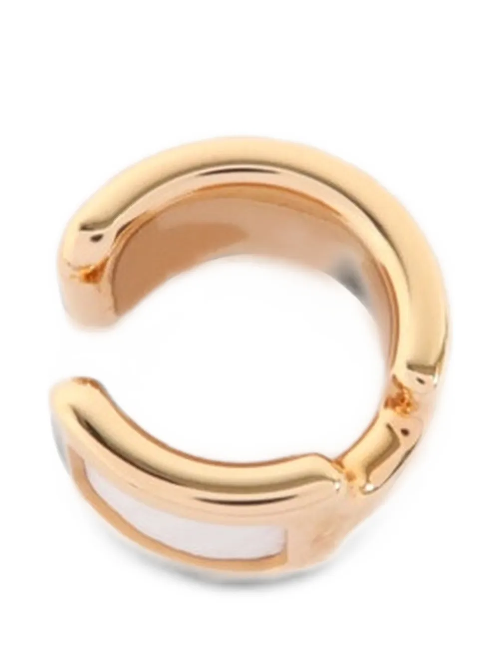 Hermès Pre-Owned Olympe Epsom-leather ear cuff - Gold