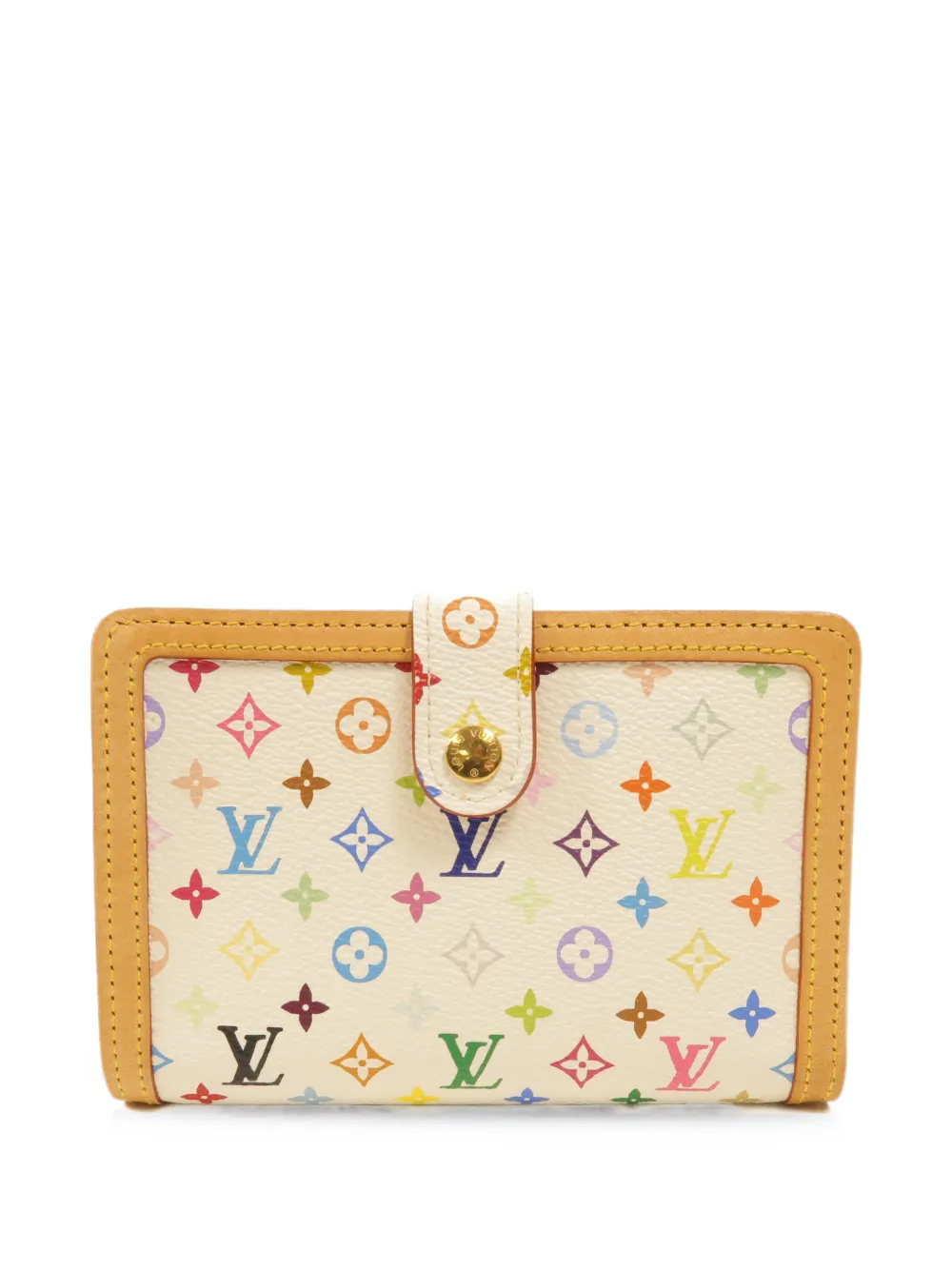 Louis Vuitton Pre-Owned x Takashi Murakami Portefeuille Viennois Monogram Multicolour wallet - White