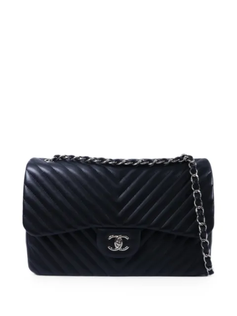 CHANEL Pre-Owned bolso de hombro Flap con logo CC