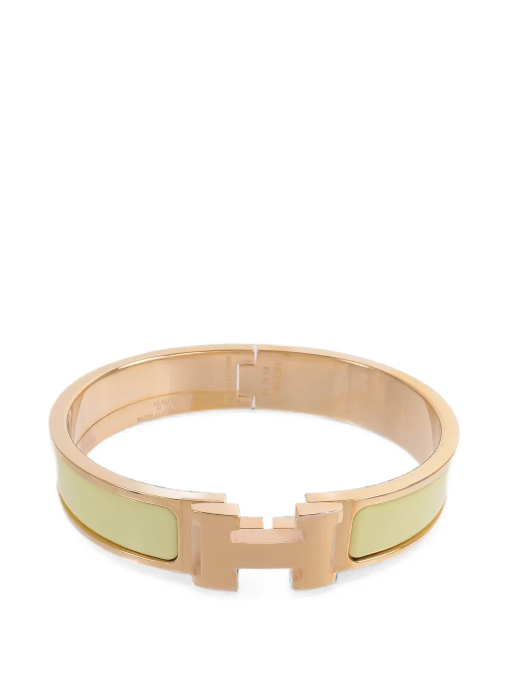 Hermès Pre-Owned Clic H bangle bracelet - Gold