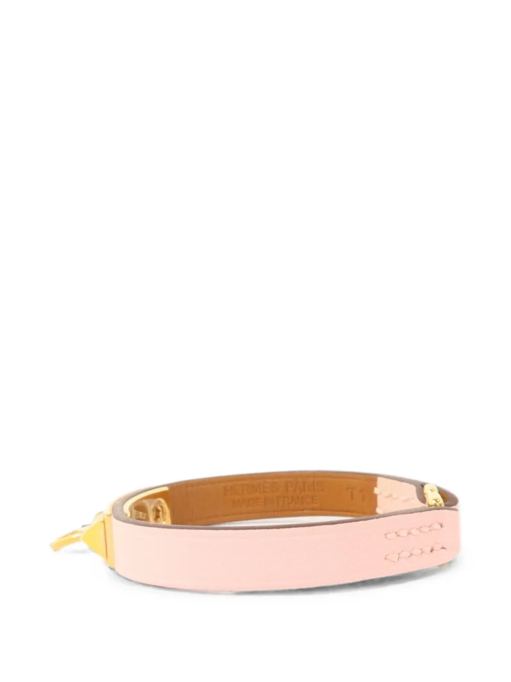 Hermès Pre-Owned mini Rivale bangle bracelet - Pink