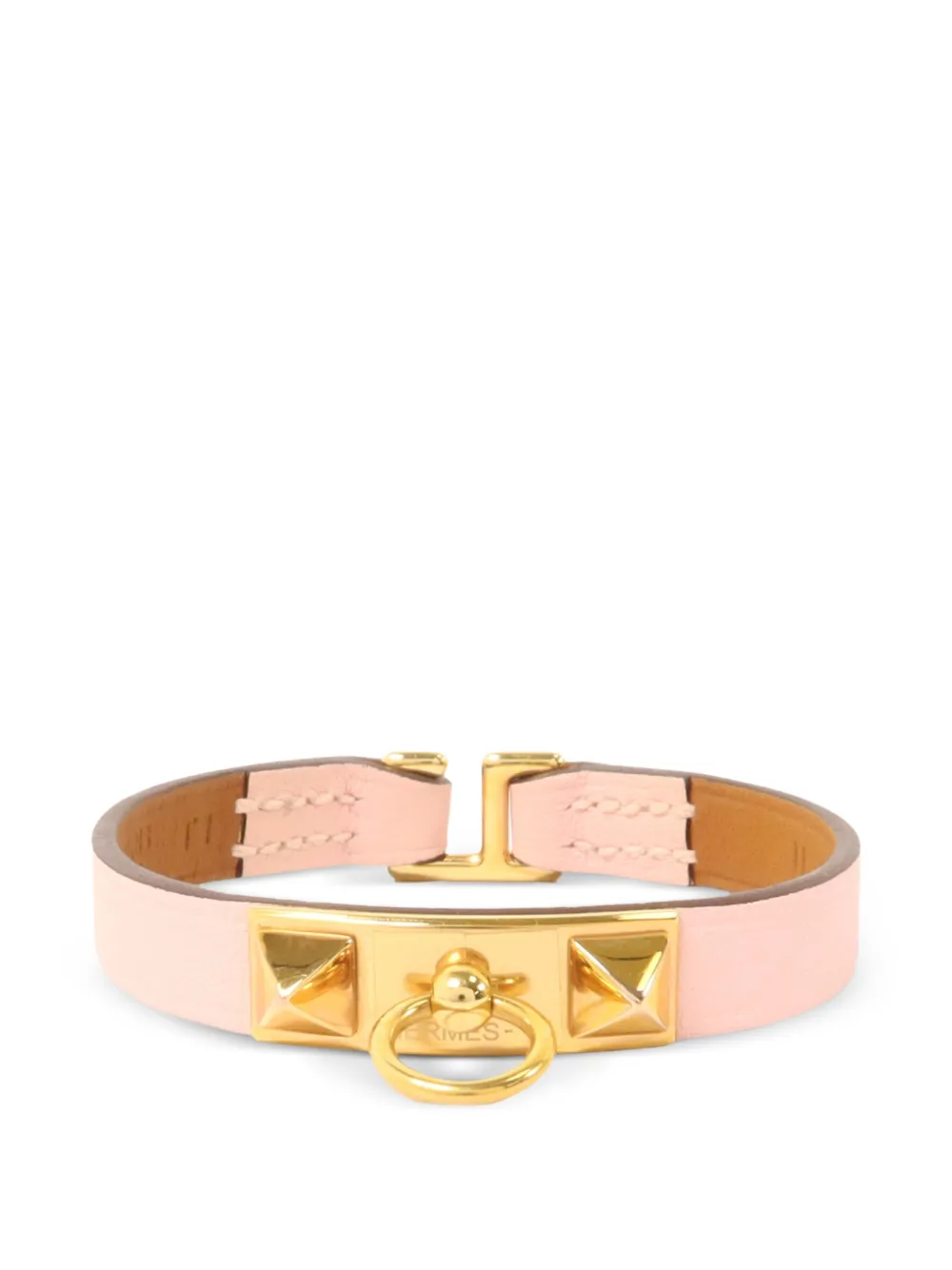 Hermès Pre-Owned mini Rivale bangle bracelet - Rosa