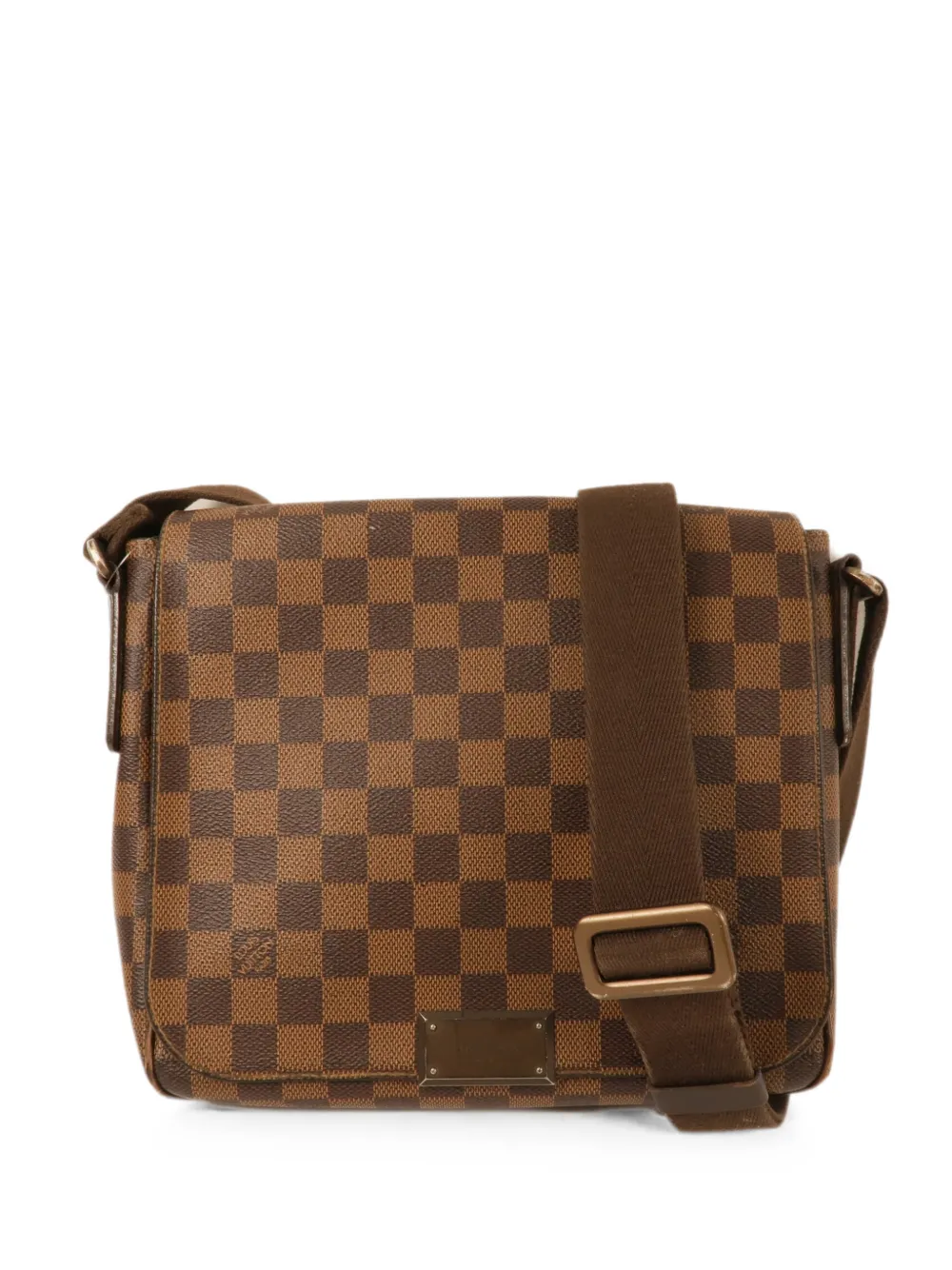 Louis Vuitton Pre-Owned PM District Damier Ebene messenger bag - Braun