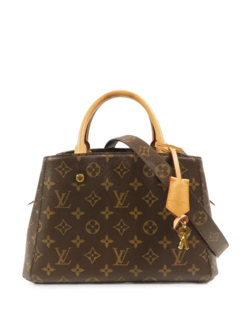 Louis Vuitton Pre-Owned BB Montaigne Monogram-canvas tote bag