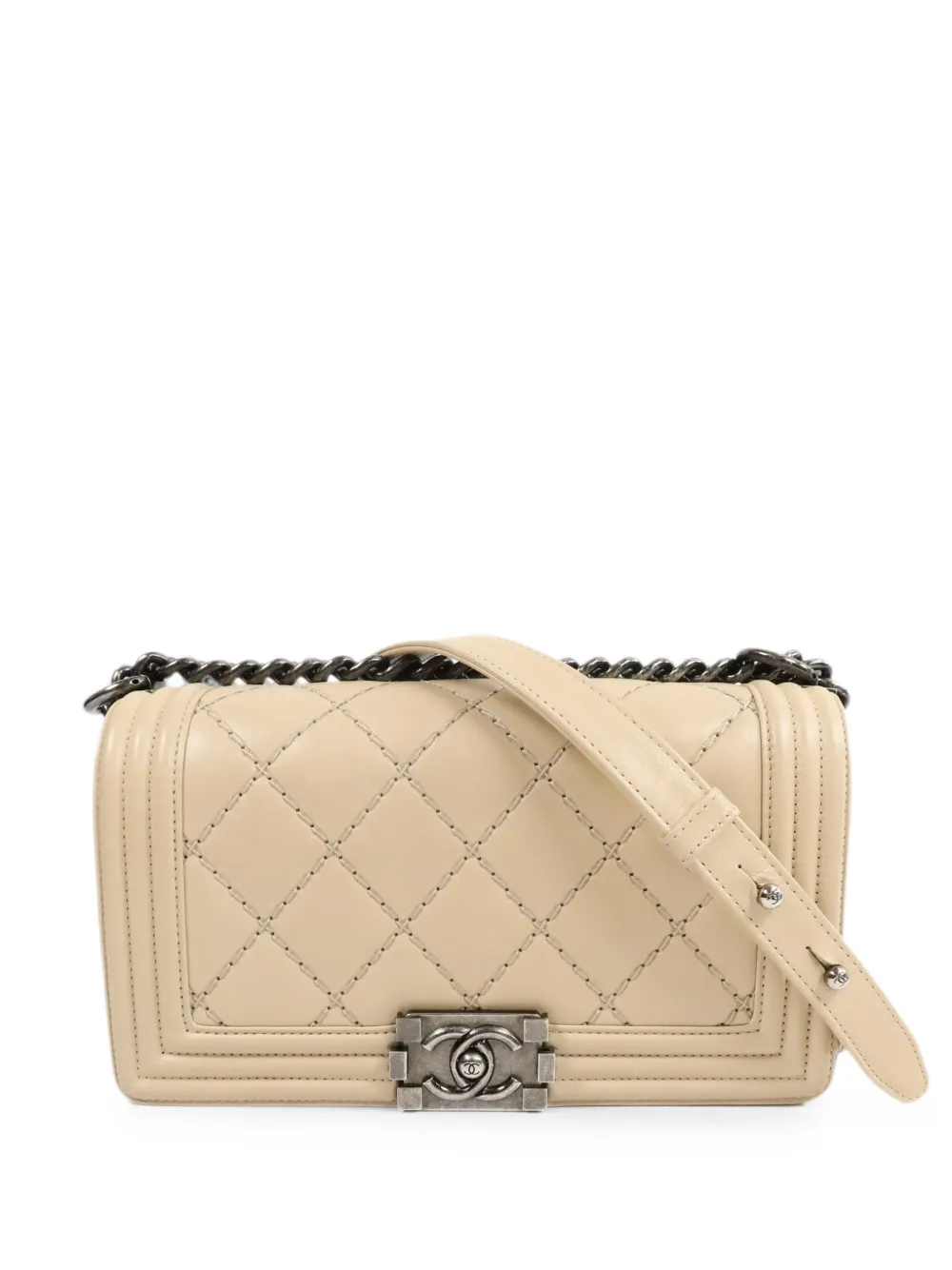CHANEL Pre-Owned 25 Boy shoulder bag - Toni neutri
