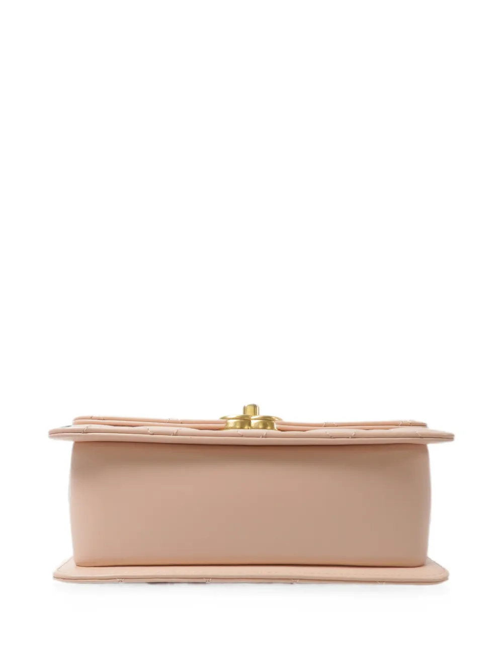 CHANEL Pre-Owned Mini Flap schoudertas met CC-draaislot Beige