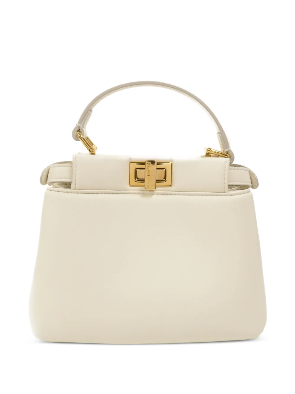 Fendi Pre-Owned XS Peekaboo tote bag - Toni neutri