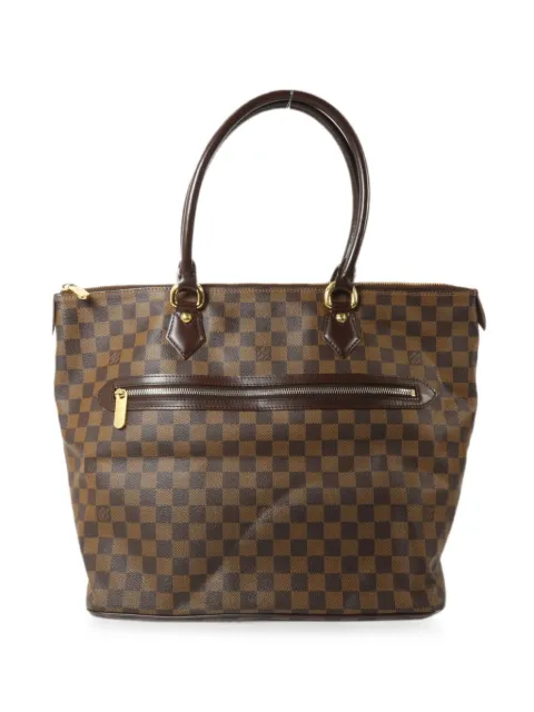 Louis Vuitton Pre-Owned GM Saleya Damier Ebene shoulder bag