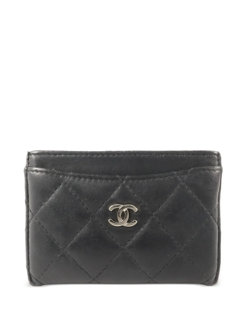 CHANEL Pre-Owned CC Classic card holder - Schwarz