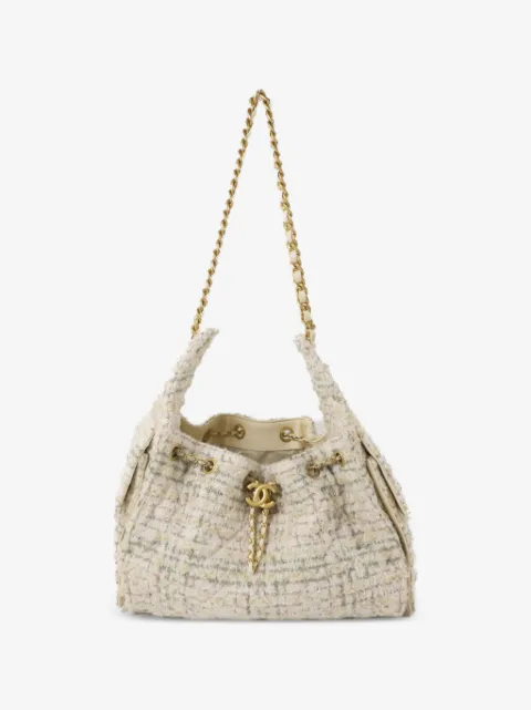 CHANEL Pre-Owned CC tweed shoulder bag
