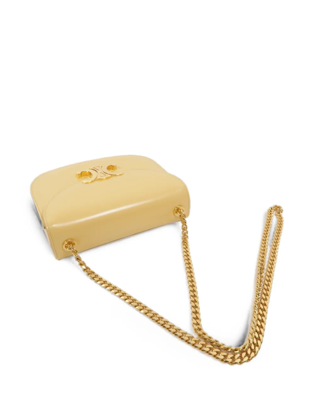 Celine Pre-Owned Triomphe Clea schoudertas Beige