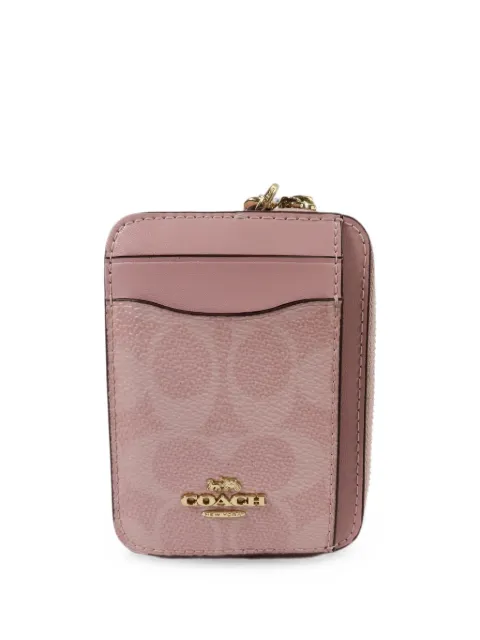 Coach Vintage Signature zip card case