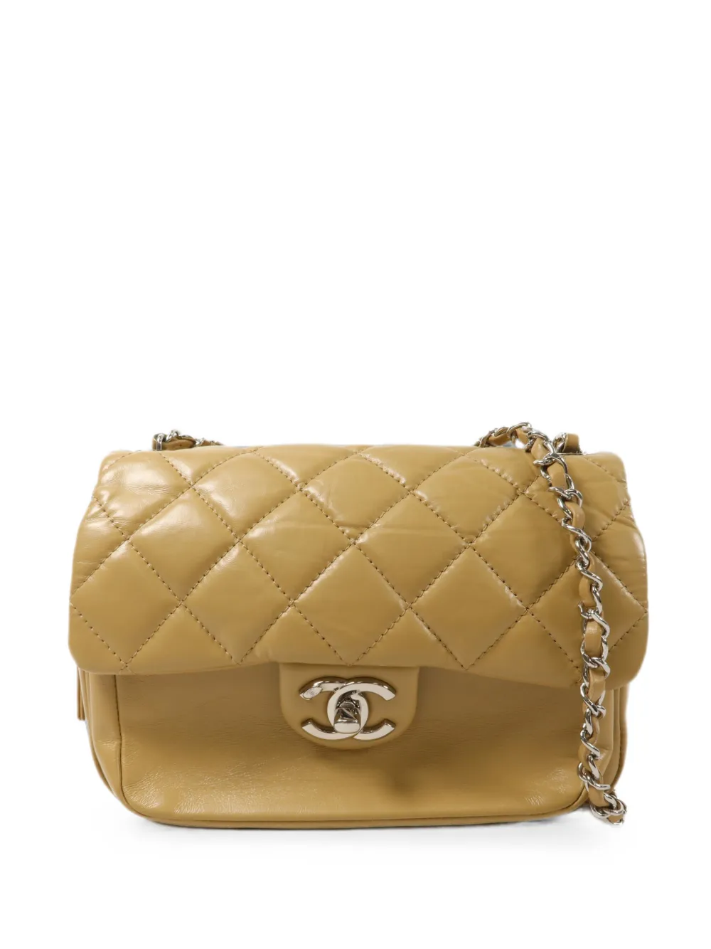 CHANEL Pre-Owned CC quilted shoulder bag - Neutrals