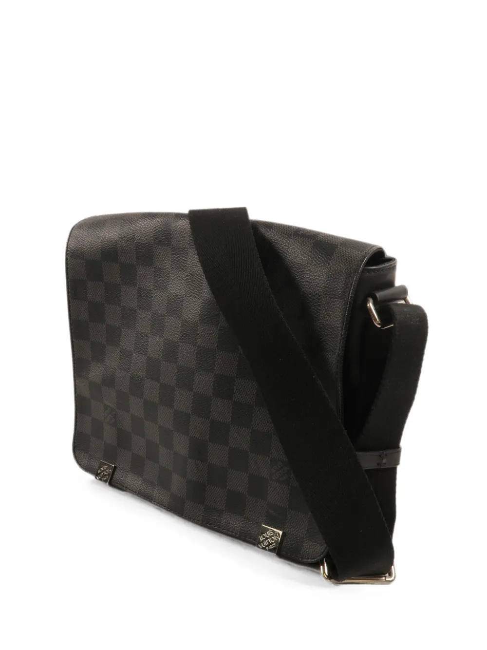 Louis Vuitton Pre-Owned PM District Damier Graphite shoulder bag - Black