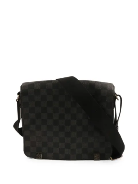 Louis Vuitton Pre-Owned sac porté épaule District PM à motif Damier Graphite