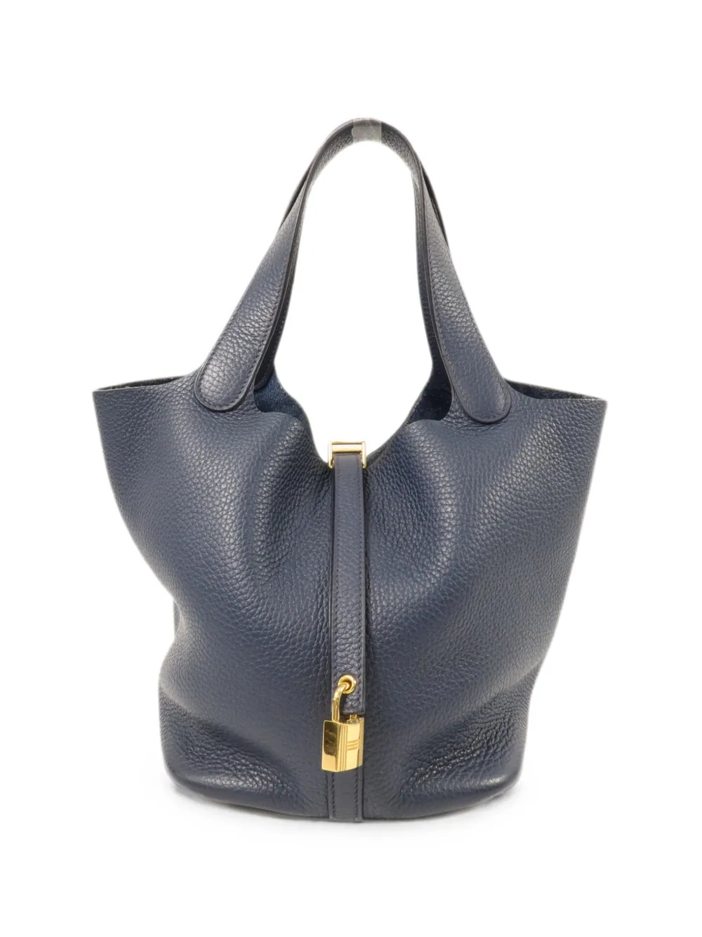 Hermès Pre-Owned 2023 MM Picotin leather tote bag - Blau