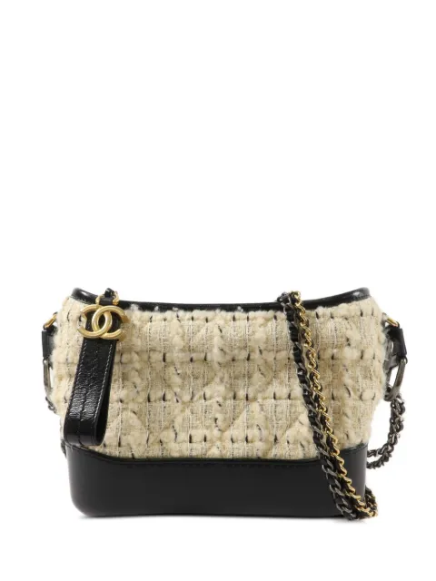 CHANEL Pre-Owned small Gabrielle logo-charm shoulder bag