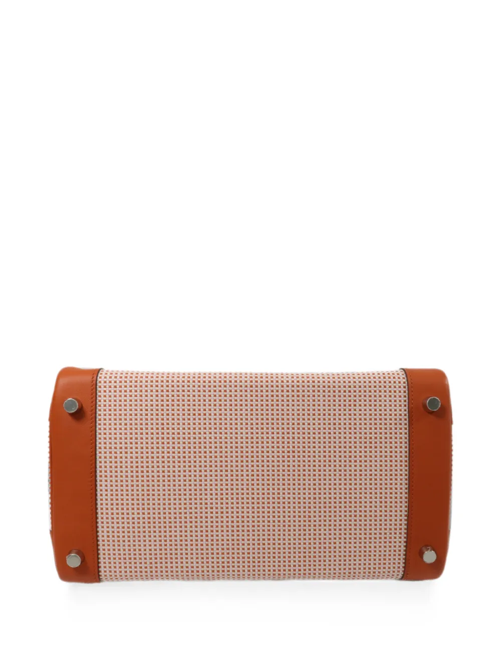 Hermès Pre-owned 2021 30 Birkin Padlock-detail Tote Bag in Orange, view 4