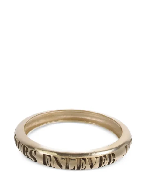 CHANEL Pre-Owned Cut-out lettering bangle bracelet
