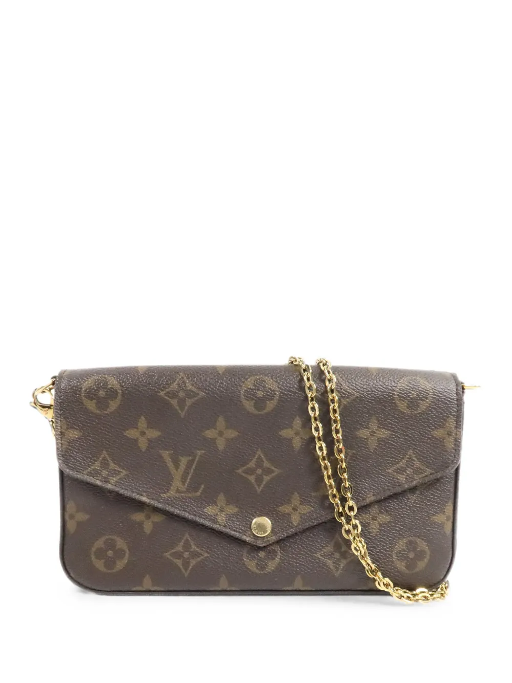 Louis Vuitton Pre-Owned Monogram Felicie Pochette shoulder bag - Braun