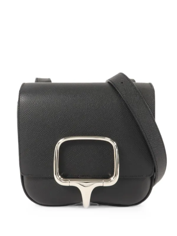 Hermès Pre-owned Mini Della Cavalleria Shoulder Bag in Black