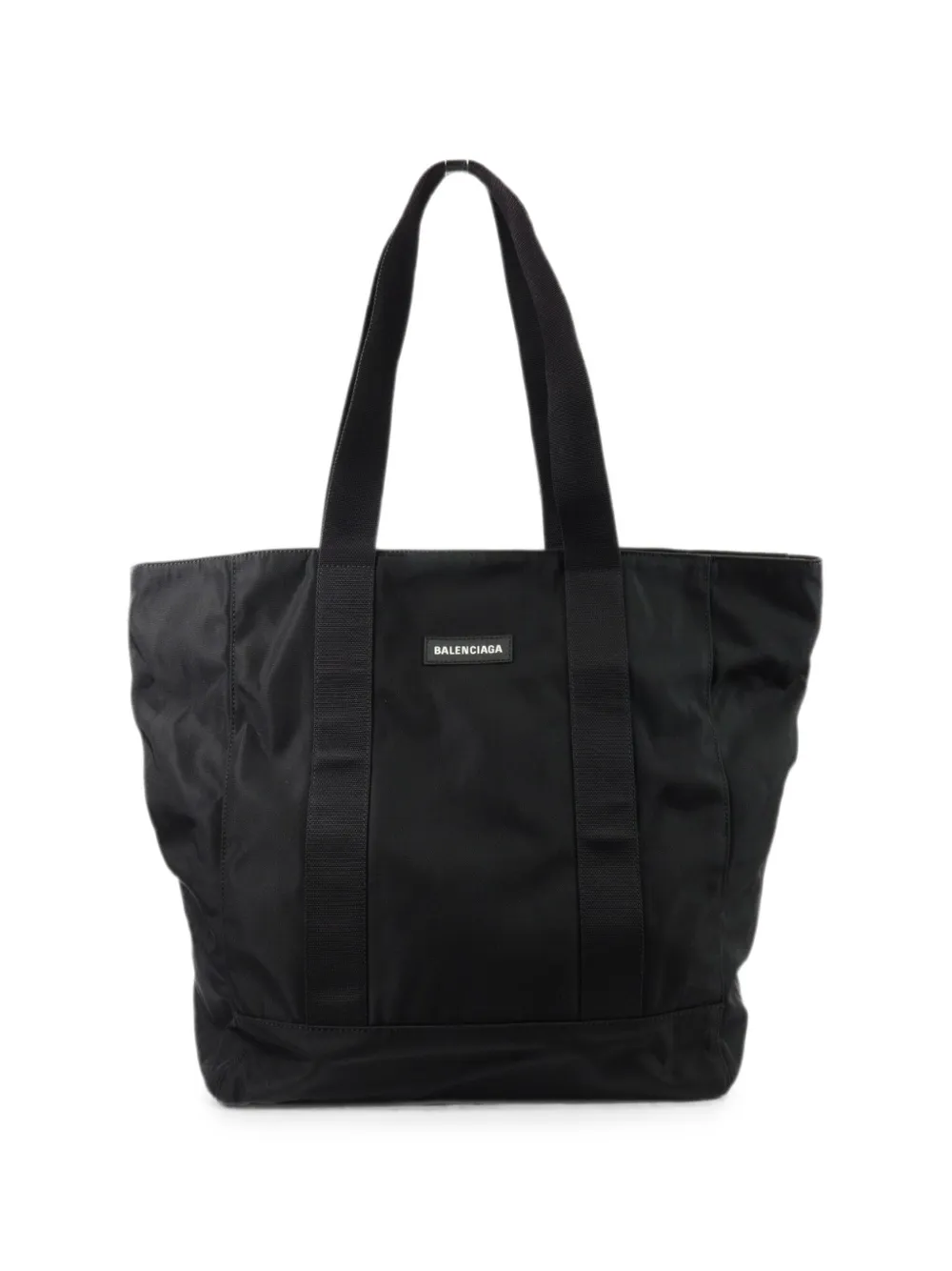 Balenciaga Pre-Owned logo-patch tote bag - Schwarz