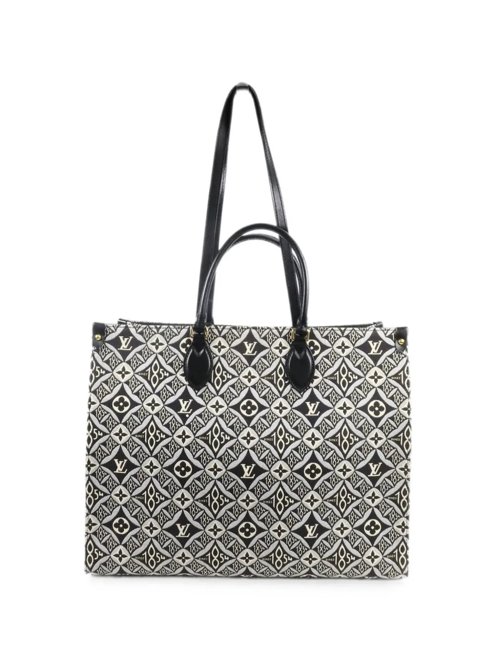 Louis Vuitton Pre-Owned GM OnTheGo jacquard tote bag - Nero