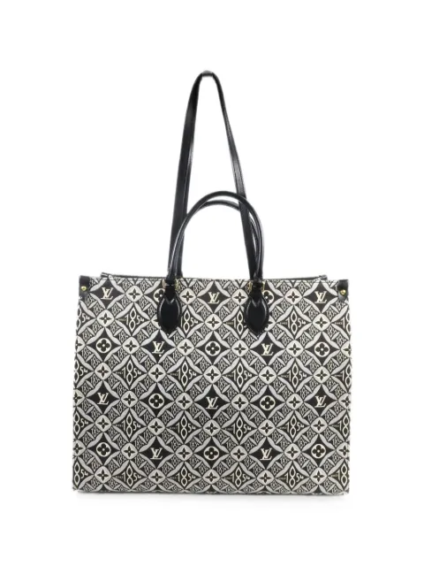 Louis Vuitton Pre-Owned GM OnTheGo jacquard tote bag