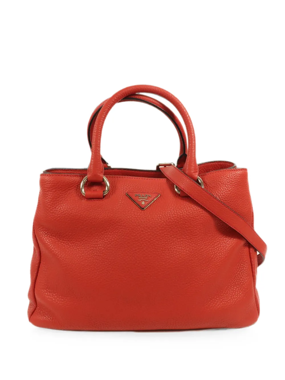 Prada Pre-Owned leather shoulder bag - Rot