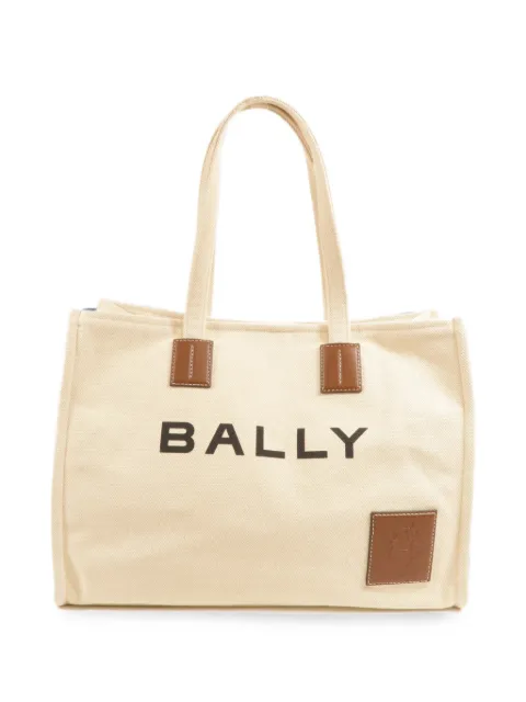 Bally Vintage Logo-print canvas tote bag
