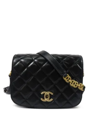 CHANEL Pre-Owned 1992 Large CC Camera Bag | Black | FARFETCH