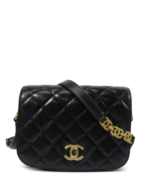 CHANEL Pre-Owned quilted CC turn-lock mini shoulder bag