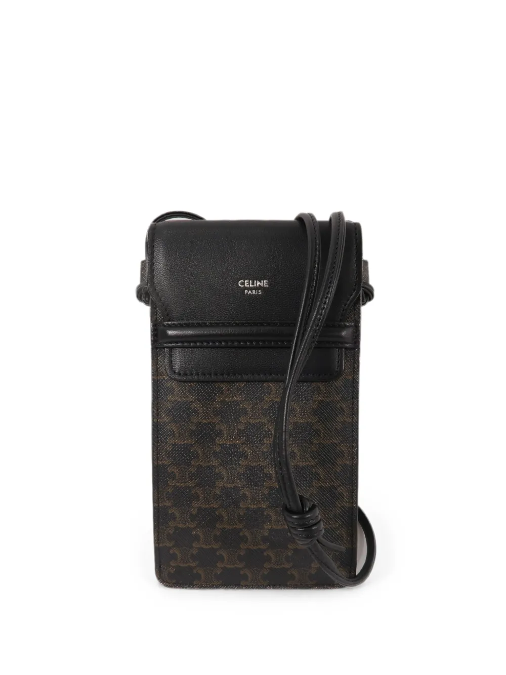 Celine Pre-Owned Triomphe Phone Pouch mini shoulder bag - Brown