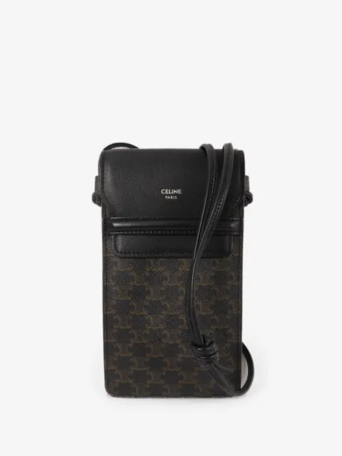 Celine Pre-Owned bolsa de hombro Triomphe para celular mini