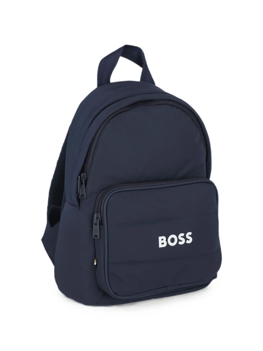 BOSS Kidswear Gewatteerde rugzak met logoprint Blauw