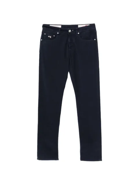 Sartoria Tramarossa Michelangelo logo-patch trousers