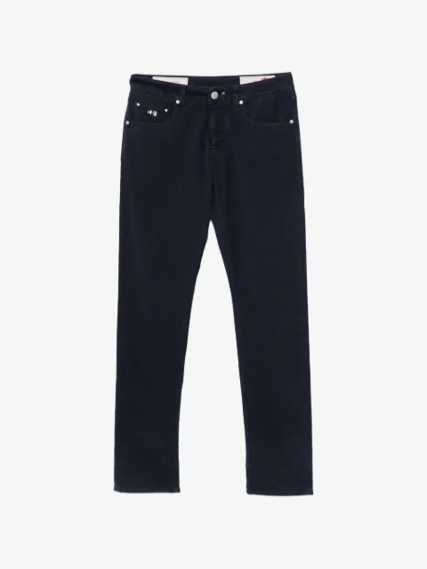 Sartoria Tramarossa Michelangelo logo-patch trousers