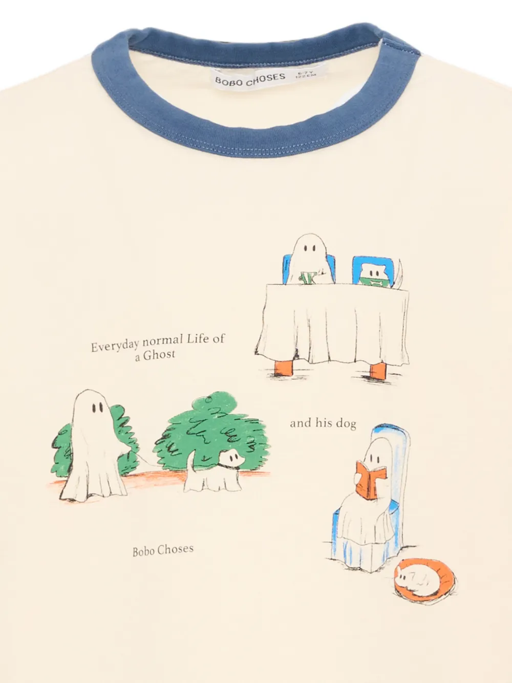 Bobo Choses graphic-print T-shirt Beige