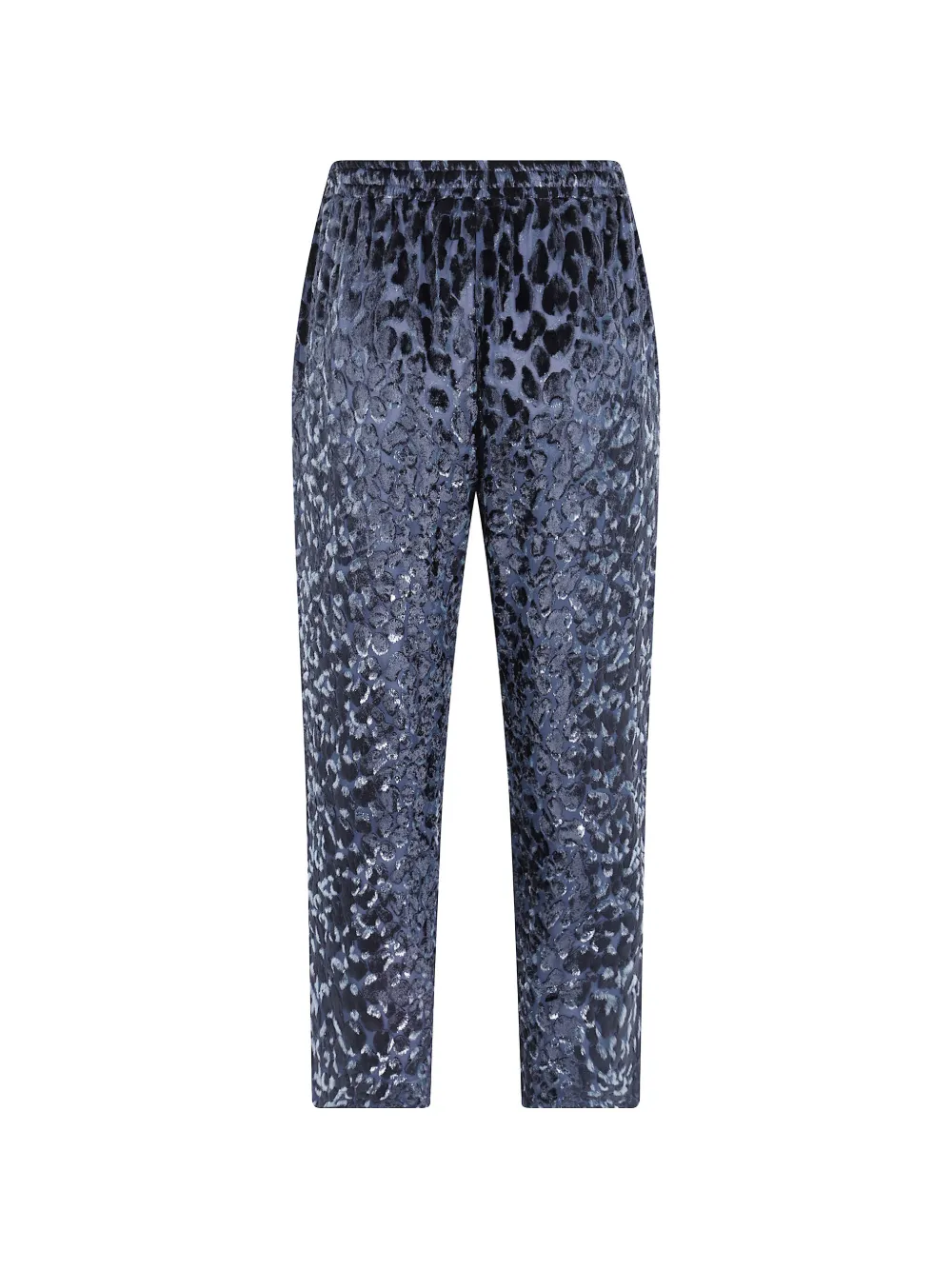 Pierre-Louis Mascia leopard-pattern drawstring trousers Grijs