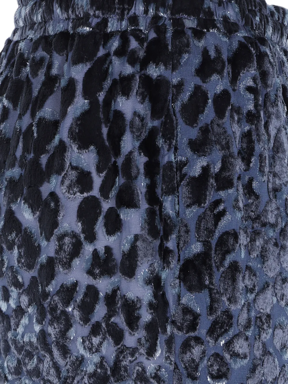 Pierre-Louis Mascia leopard-pattern drawstring trousers Grijs