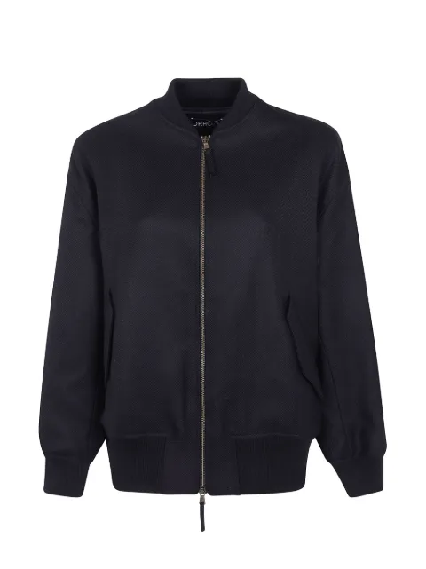 DRHOPE herringbone-weave bomber jacket