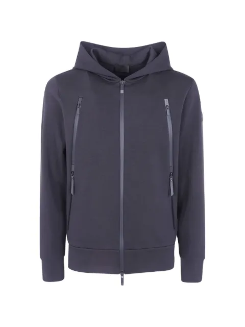 Moncler cotton blend zip-up hoodie