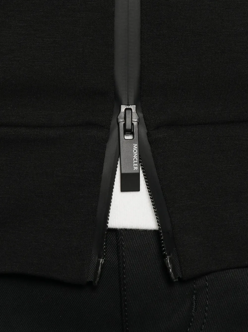 Moncler Hoodie met rits Grijs