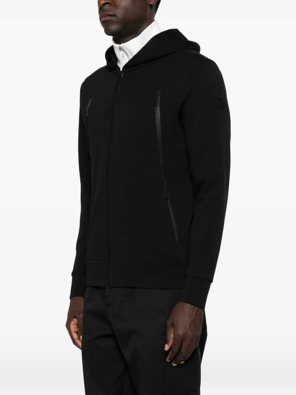 Moncler Hoodie met rits Grijs
