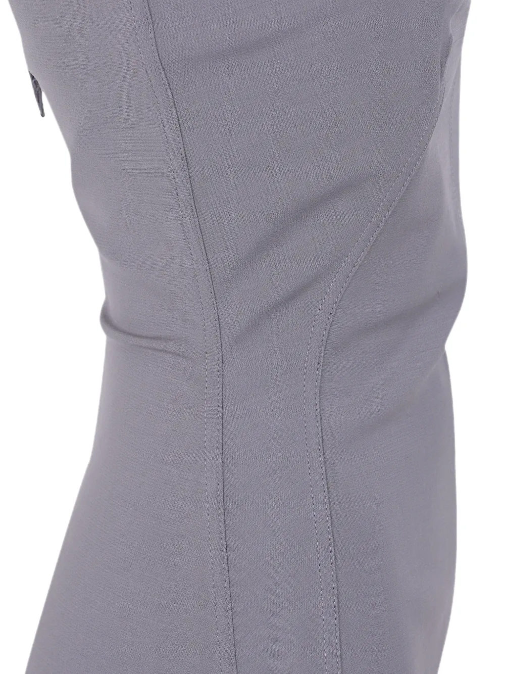 Rick Owens Tower bustier top van stretch wol Grijs